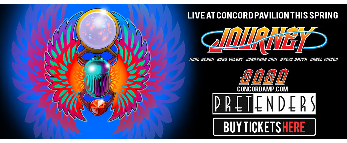 Journey & The Pretenders [CANCELLED] Tickets 27th May Concord