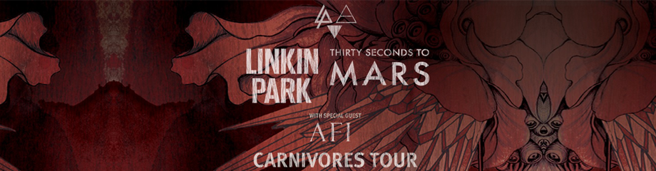 Carnivores Tour: Linkin Park, 30 Seconds To Mars & AFI