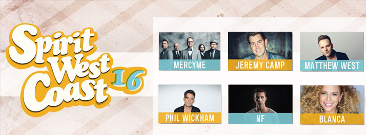 Spirit West Coast: MercyMe, Jeremy Camp, Matthew West, Phil Wickham & Blanca