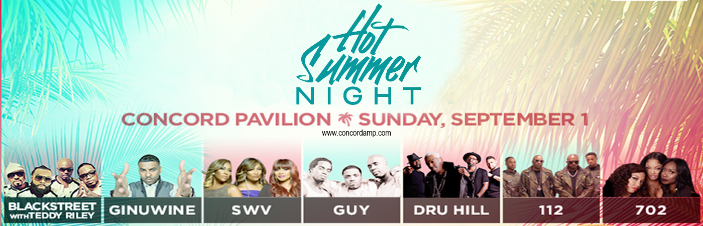 Hot Summer Night 2019: Blackstreet, Ginuwine, SWV, Guy, Dru Hill, 112 & 702